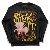 Yellow Collection DopeSkill Long Sleeve T-Shirt Speak It Graphic