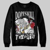 White Cement 4s DopeSkill Sweatshirt Sorry I've Been Trappin Graphic