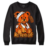 Brilliant Orange 12s DopeSkill Sweatshirt Hurt Bear Graphic