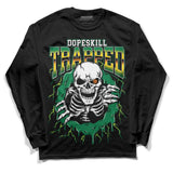 Green Collection DopeSkill Long Sleeve T-Shirt Trapped Halloween Graphic
