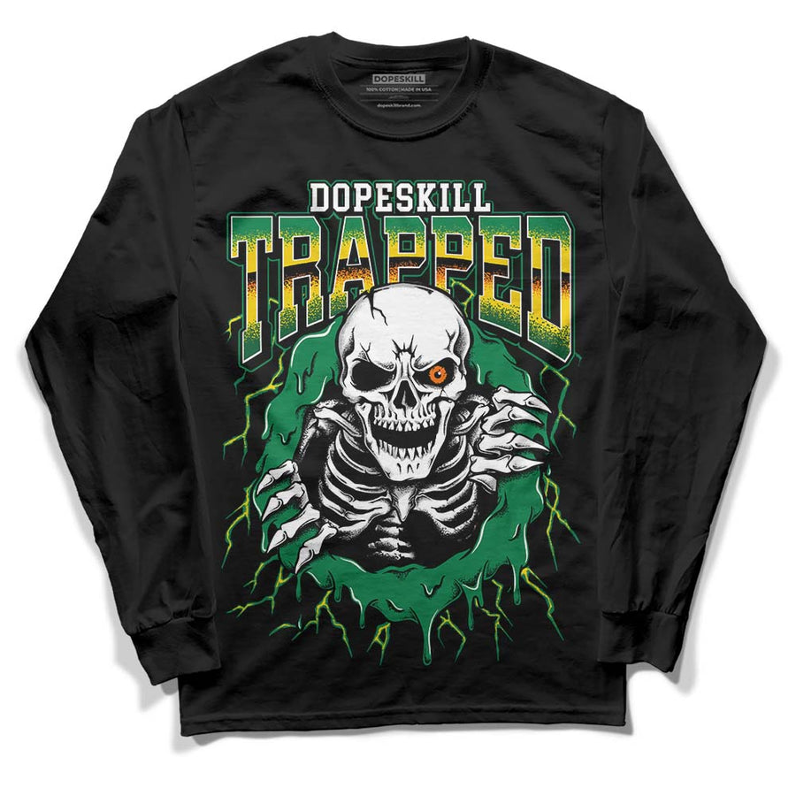 Green Collection DopeSkill Long Sleeve T-Shirt Trapped Halloween Graphic