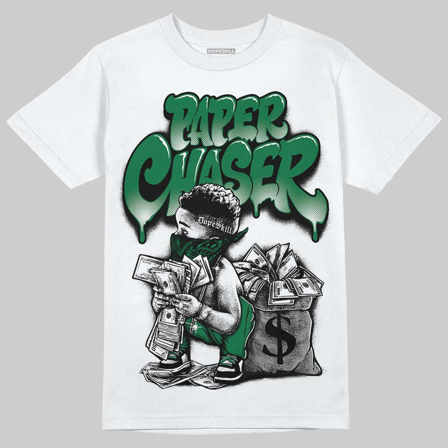 Pine Green 1s DopeSkill T-Shirt Paper Chaser Boy Graphic