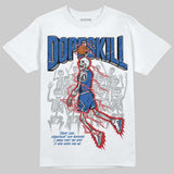 “True Blue” 3s DopeSkill T-Shirt Thunder Dunk Graphic