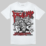 Fire Red “Black Tongue” 5s DopeSkill T-Shirt Distorted Realms Graphic