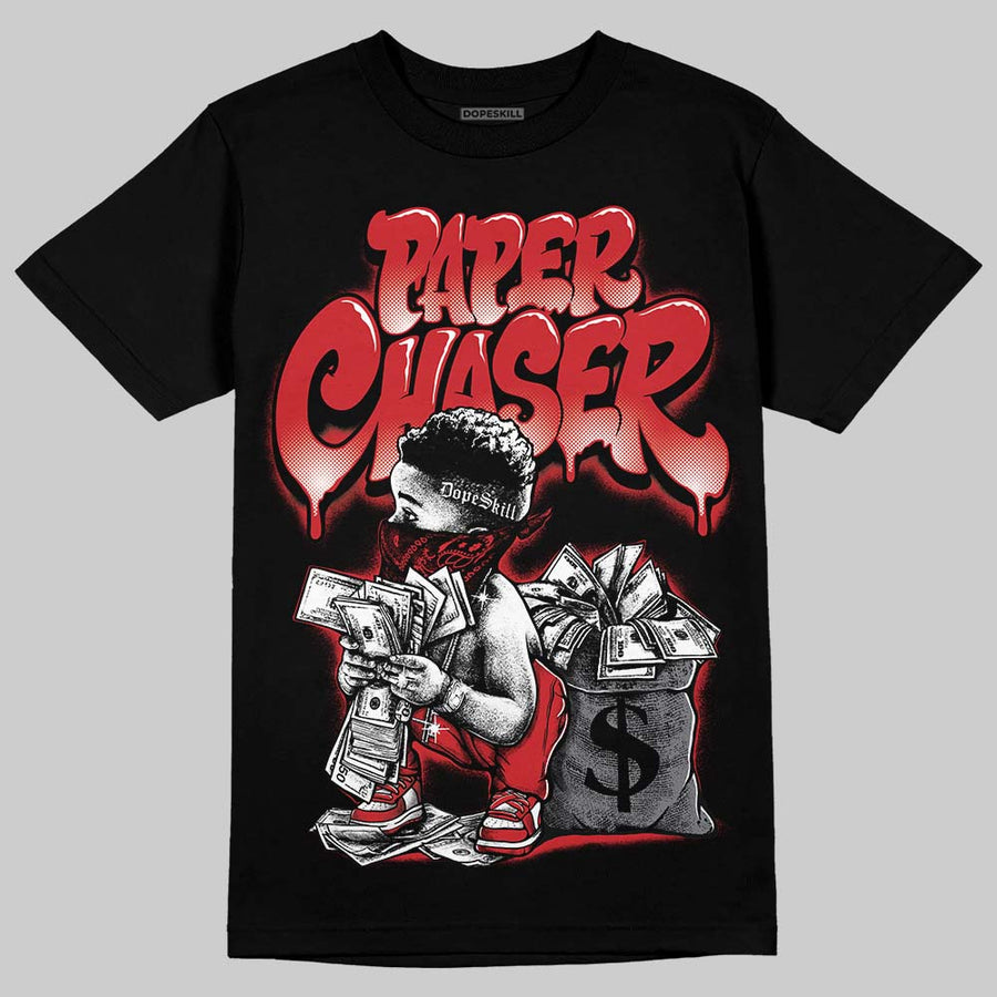 Foamposite One "Gym Red" DopeSkill T-Shirt Paper Chaser Boy Graphic