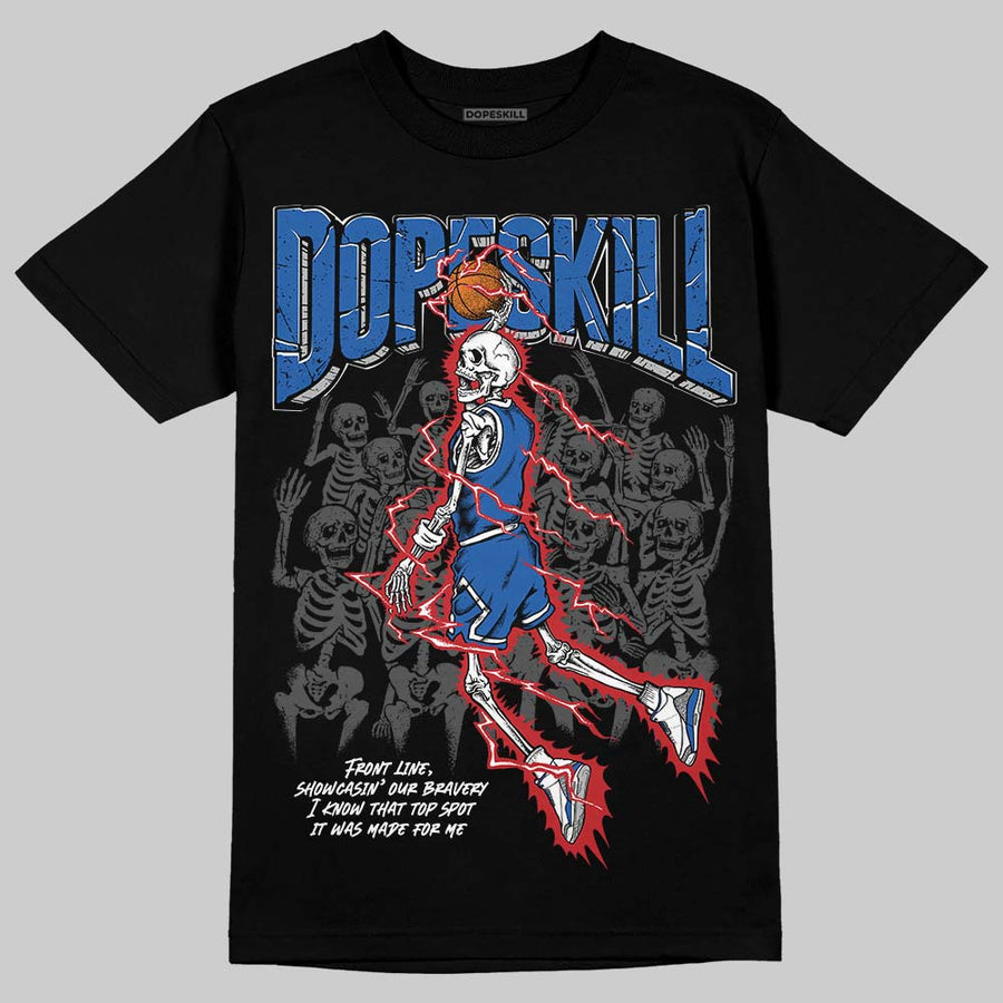 “True Blue” 3s DopeSkill T-Shirt Thunder Dunk Graphic