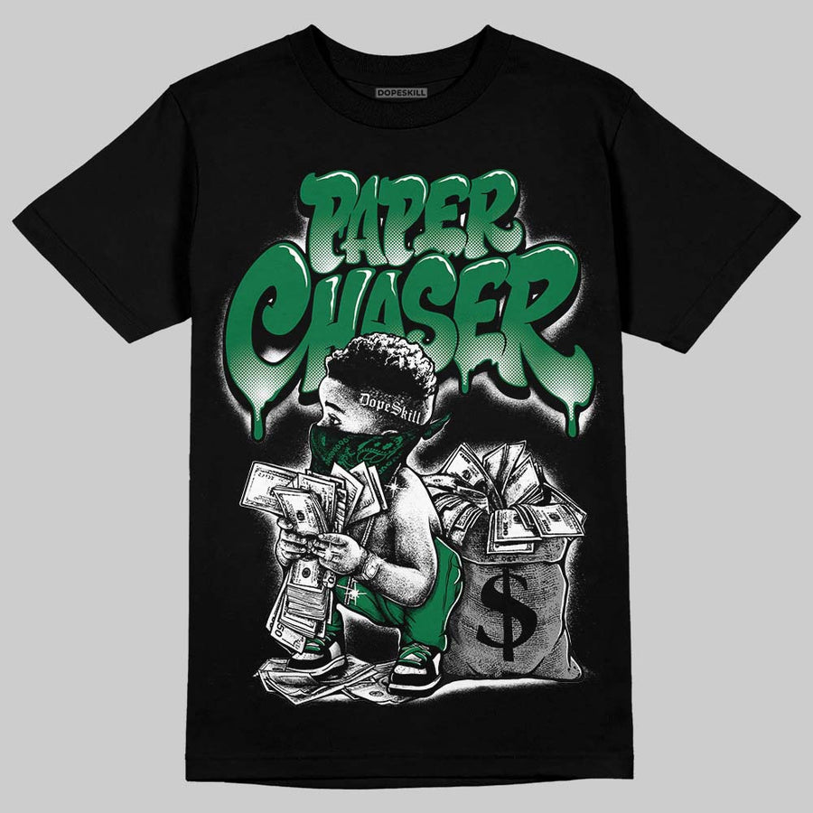 Pine Green 1s DopeSkill T-Shirt Paper Chaser Boy Graphic