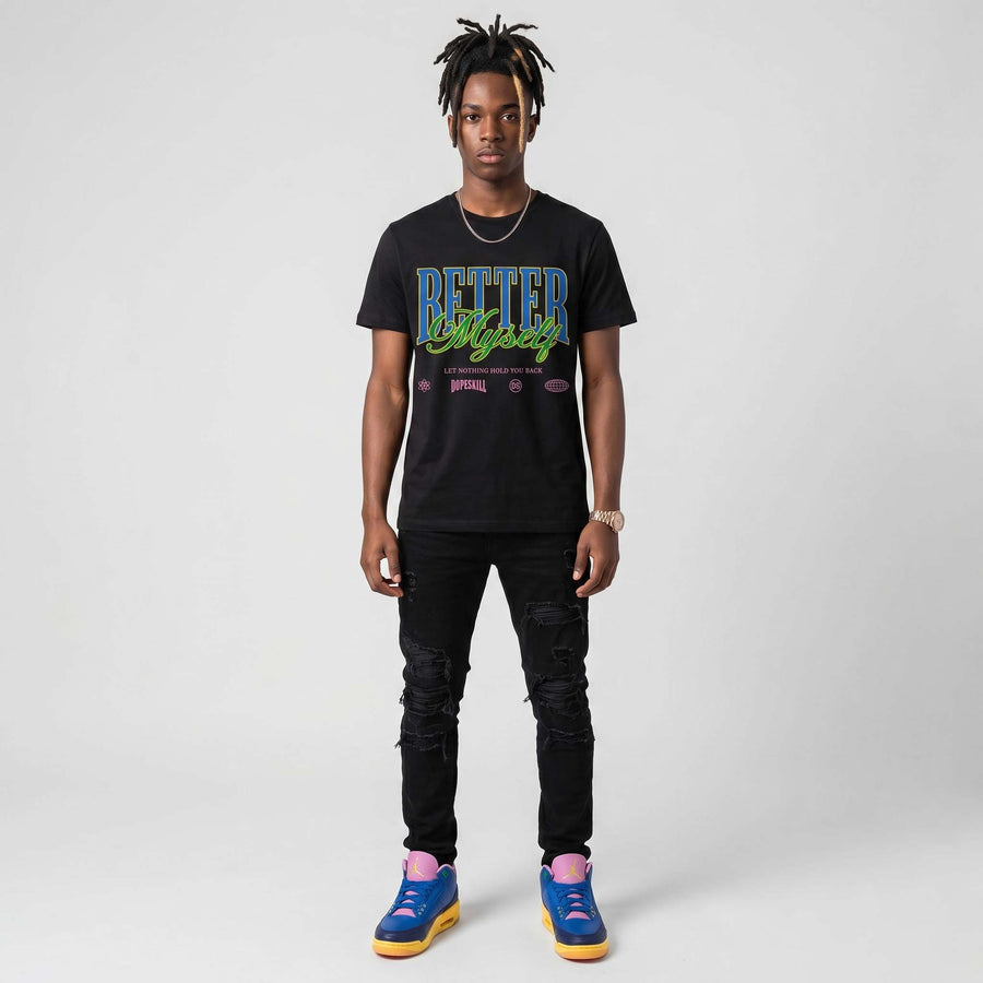 Brazil 3s DopeSkill T-Shirt Better Myself Graphic