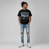 “True Blue” 3s DopeSkill T-Shirt Better Myself Graphic