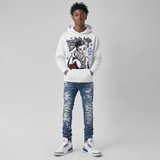 “True Blue” 3s DopeSkill Hoodie Sweatshirt Boss Up Graphic