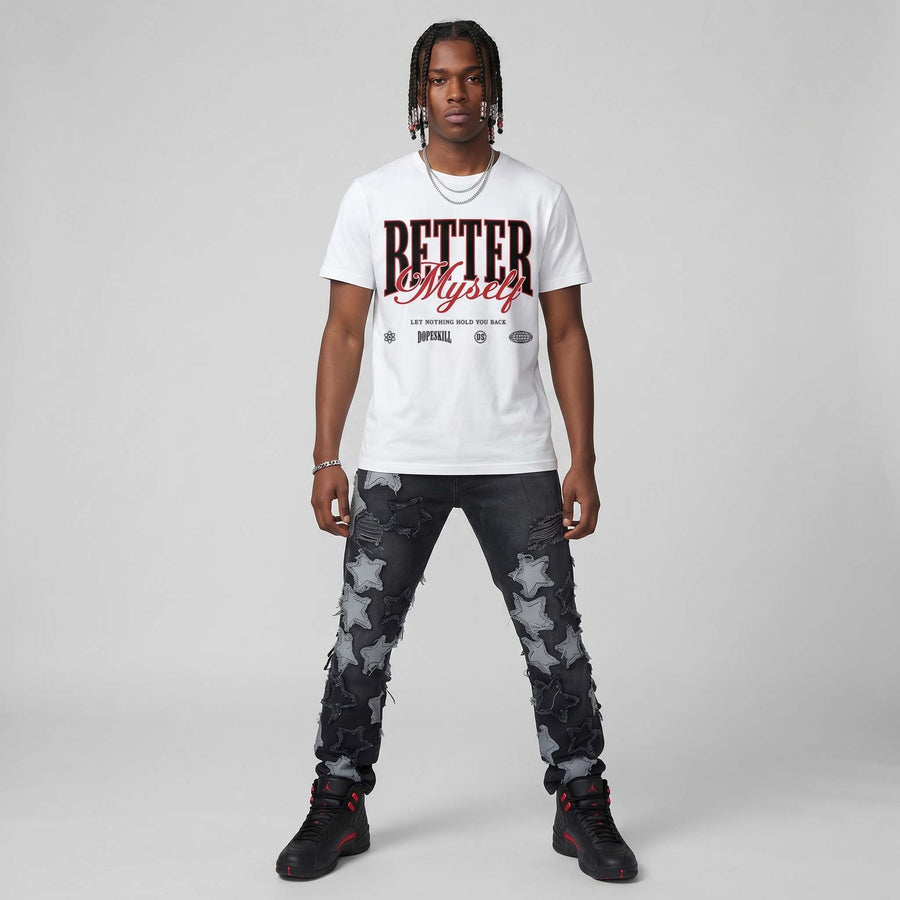 “Bloodline” 12s DopeSkill T-Shirt Better Myself Graphic