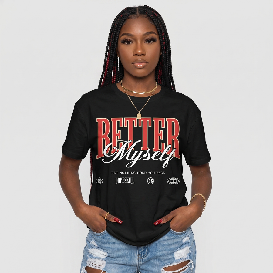 Nigel Sylvester x 4s “Brick After Brick” DopeSkill T-Shirt Better Myself Graphic