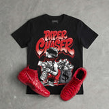Foamposite One "Gym Red" DopeSkill T-Shirt Paper Chaser Boy Graphic