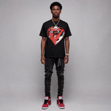 Toro Bravo 4s DopeSkill T-Shirt Heart Jordan 4 Graphic