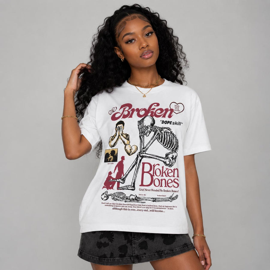 “Bin 23” 3s DopeSkill T-Shirt Broken Bones Graphic