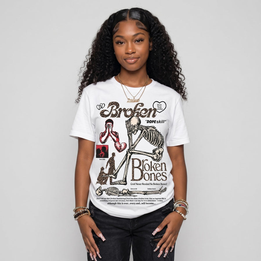 World’s Best Dad 3s DopeSkill T-Shirt Broken Bones Graphic