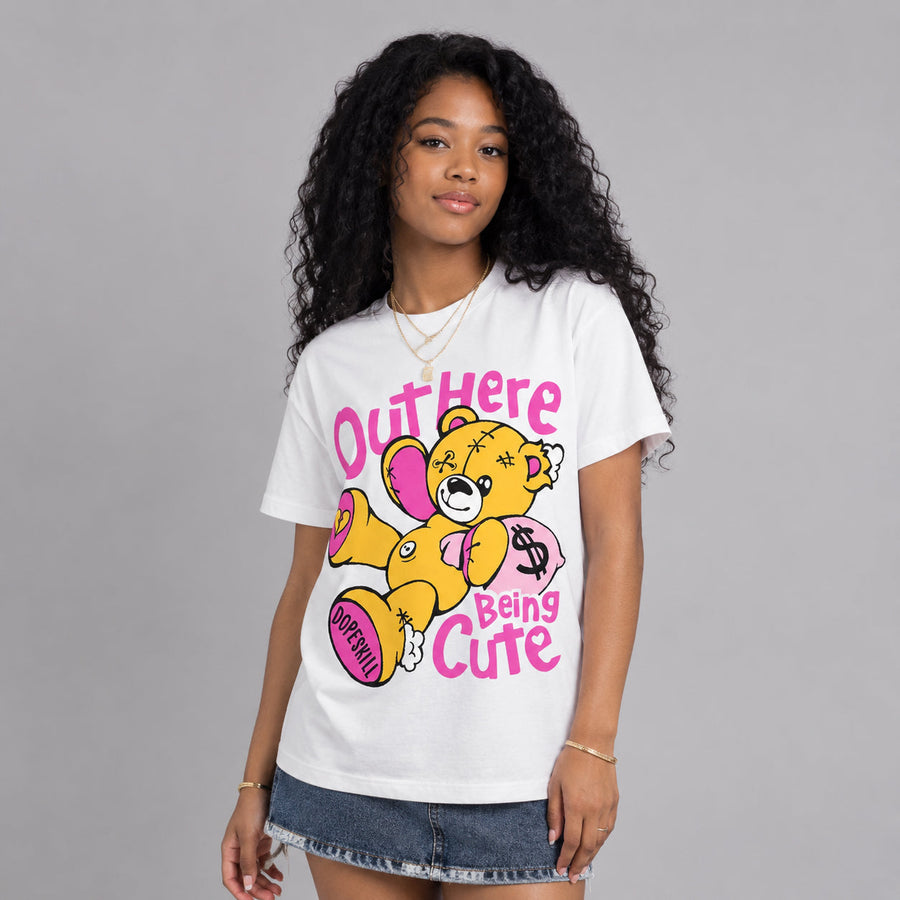 Comic 4s DopeSkill T-Shirt Out Here Being Cute Graphic