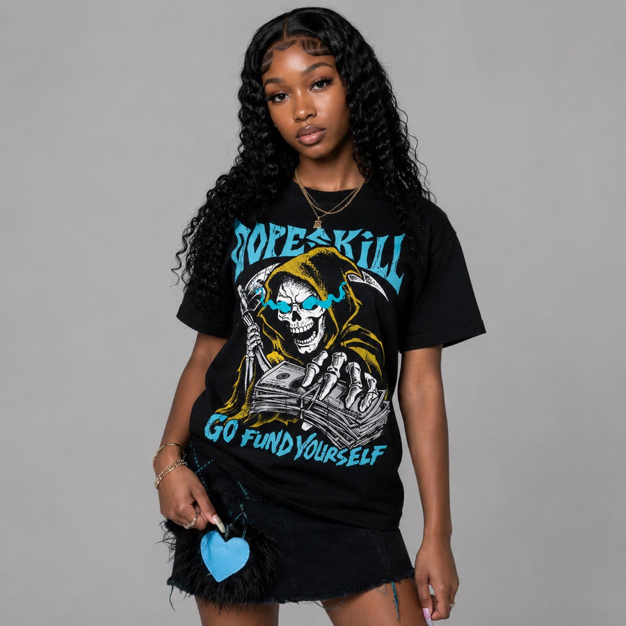 Gamma 11s DopeSkill T-Shirt Go Fund Yourself Graphic