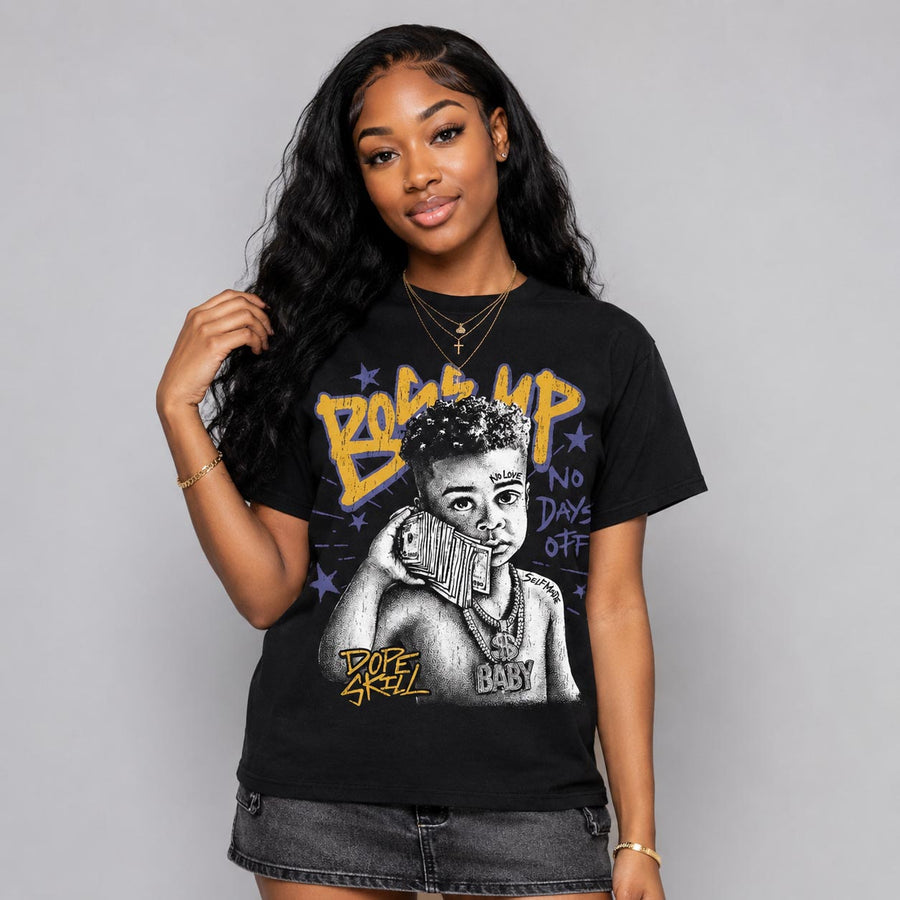 Lakers 4s DopeSkill T-Shirt Boss Up Graphic