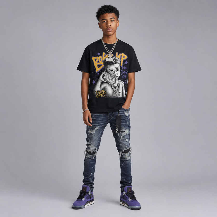Lakers 4s DopeSkill T-Shirt Boss Up Graphic