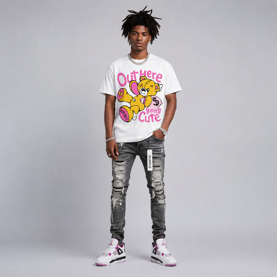 Comic 4s DopeSkill T-Shirt Out Here Being Cute Graphic