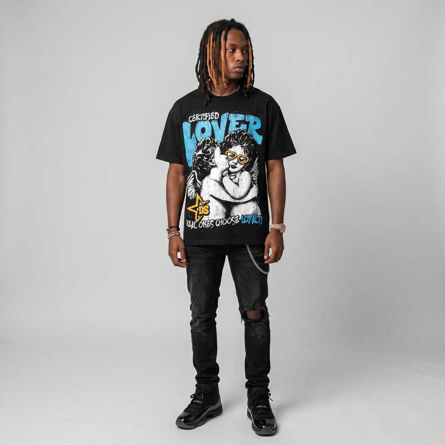 Gamma 11s DopeSkill Oversize Print T-Shirt Real Ones Choose Loyalty Graphic