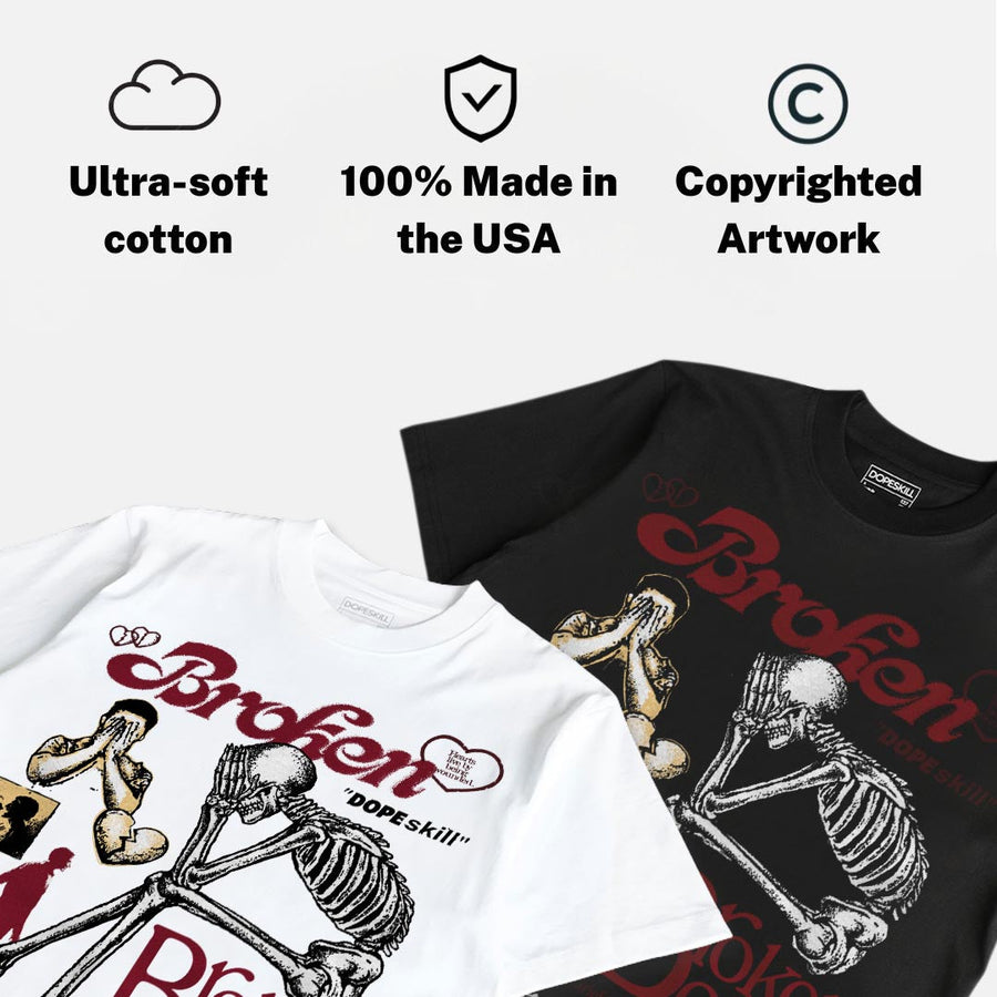 “Bin 23” 3s DopeSkill T-Shirt Broken Bones Graphic