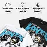 Gamma 11s DopeSkill Oversize Print T-Shirt Real Ones Choose Loyalty Graphic