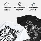 “Cap And Gown” 6s DopeSkill T-Shirt Broken Bones Graphic