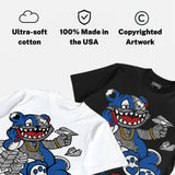 “True Blue” 3s DopeSkill T-Shirt Born To Be Rich Graphic