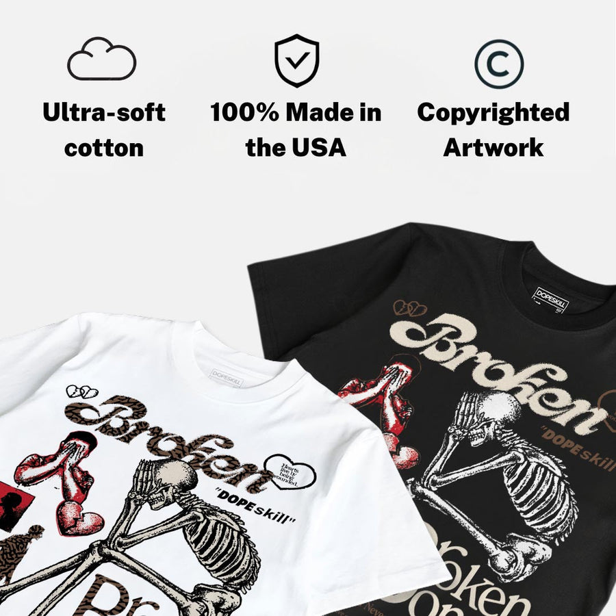 World’s Best Dad 3s DopeSkill T-Shirt Broken Bones Graphic