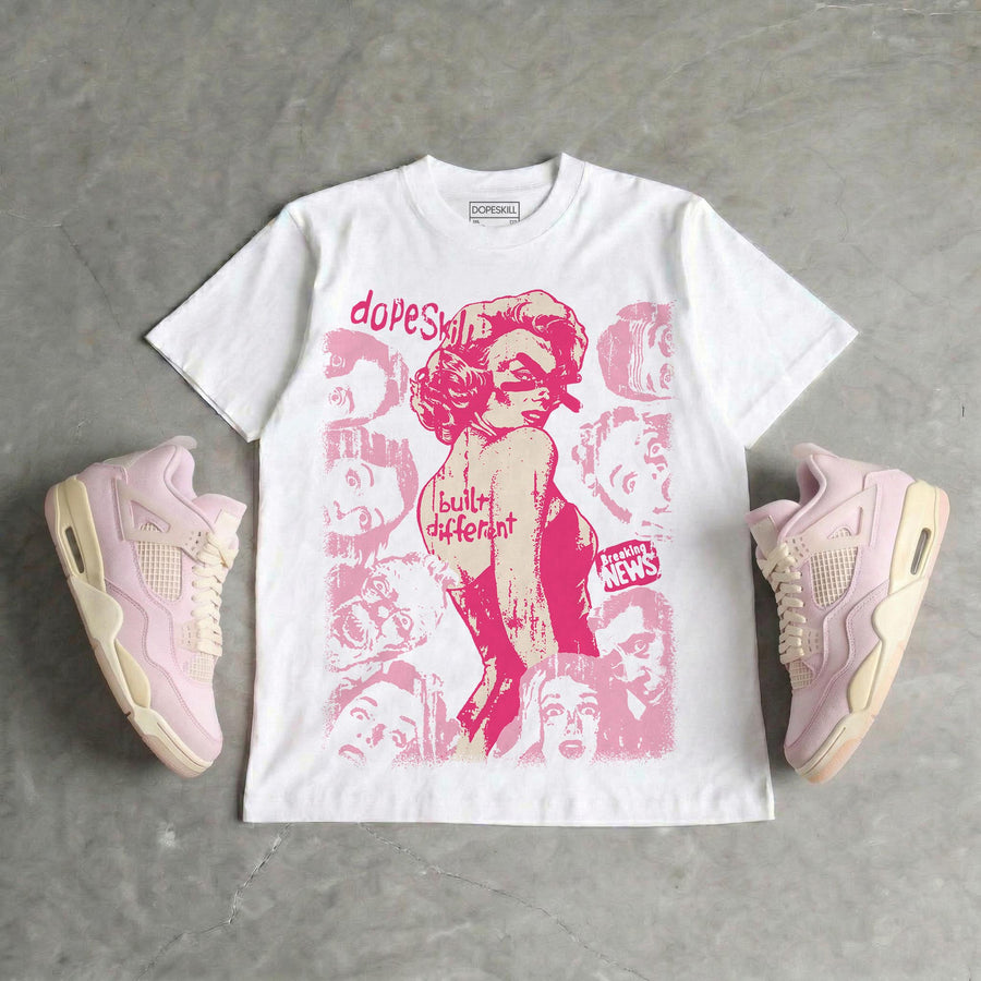 Iced Carmine 4s DopeSkill T-Shirt Built Different Graphic