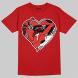 Toro Bravo 4s DopeSkill T-Shirt Heart Jordan 4 Graphic