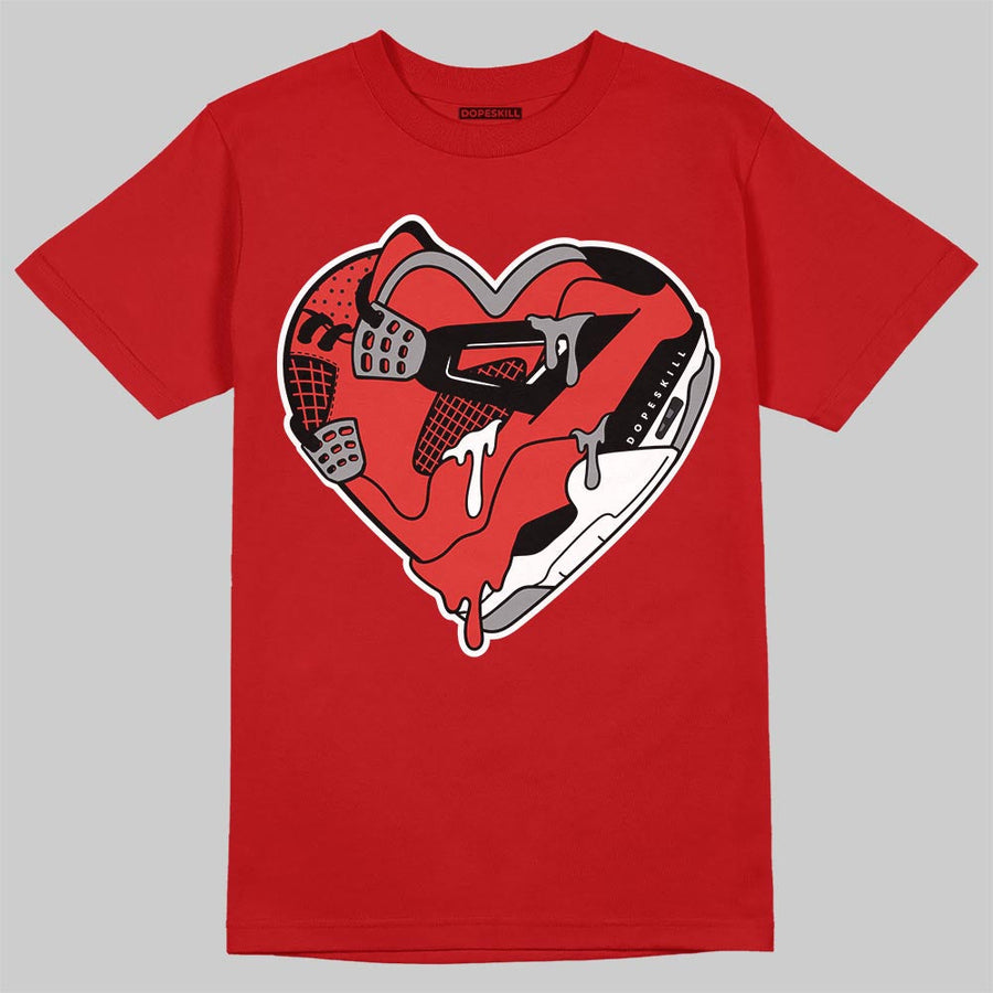 Toro Bravo 4s DopeSkill T-Shirt Heart Jordan 4 Graphic