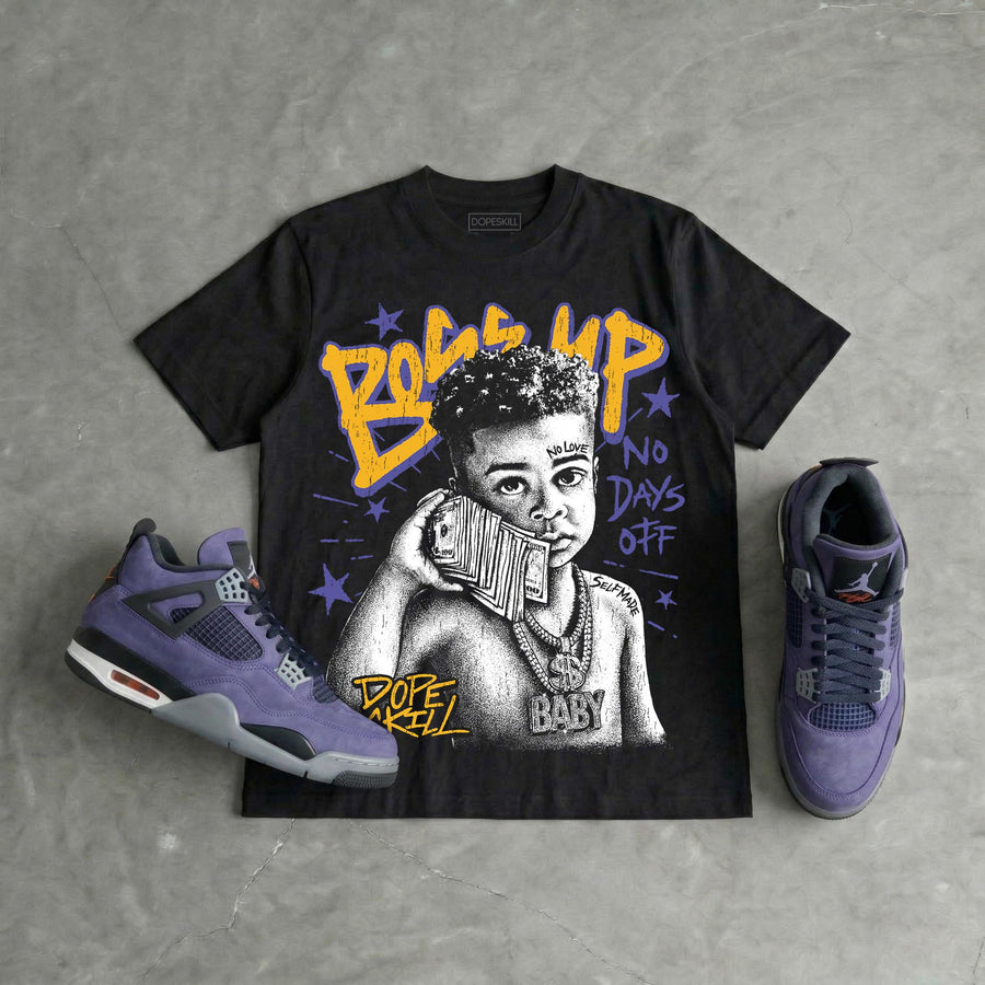 Lakers 4s DopeSkill T-Shirt Boss Up Graphic