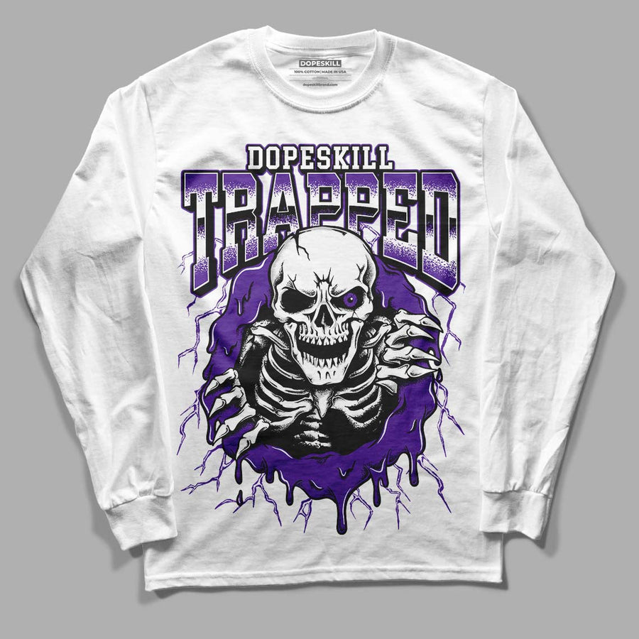 PURPLE Collection DopeSkill Long Sleeve T-Shirt Trapped Halloween Graphic