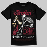 “Bin 23” 3s DopeSkill T-Shirt Broken Bones Graphic