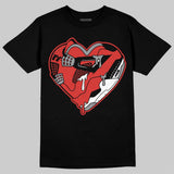 Toro Bravo 4s DopeSkill T-Shirt Heart Jordan 4 Graphic