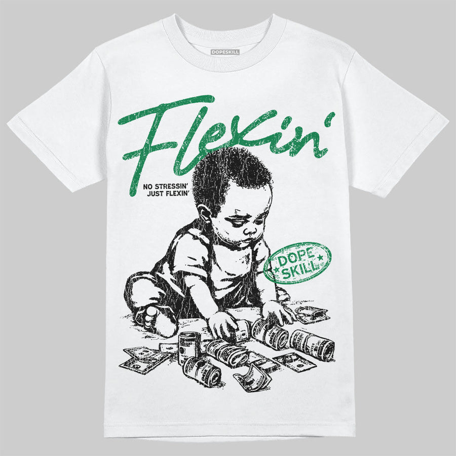 Green Collection DopeSkill T-Shirt Flexin' Graphic