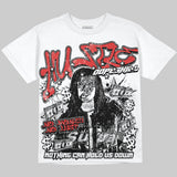 Reverse Infrared 6s Oversize Print 'No Money No Lust' DopeSkill Graphic T-shirt
