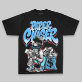 Royal Blue Oversize Print Paper Chaser Boy DopeSkill Graphic T-shirt