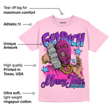 Pink Collection DopeSkill Pink T-shirt Get Rich Graphic