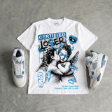 Military Blue 4s DopeSkill T-Shirt Certified Lover Graphic