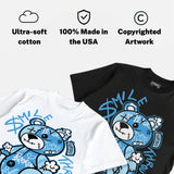 UNC 11s DopeSkill T-Shirt Smile Through The Pain Graphic