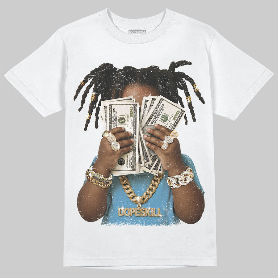 University Blue 14s DopeSkill T-Shirt Rich Youth Graphic