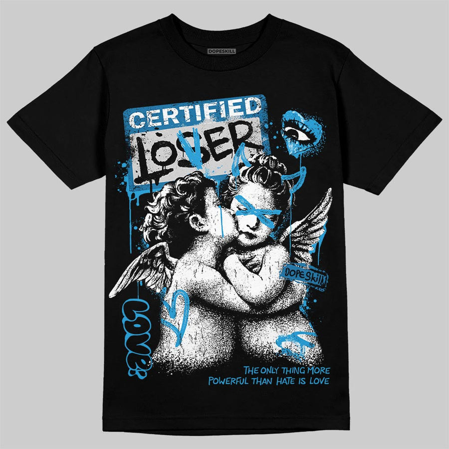 Military Blue 4s DopeSkill T-Shirt Certified Lover Graphic