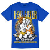 Royal Blue Collection DopeSkill Royal Blue T-shirt Real Lover Graphic