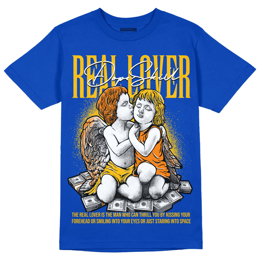 Royal Blue Collection DopeSkill Royal Blue T-shirt Real Lover Graphic