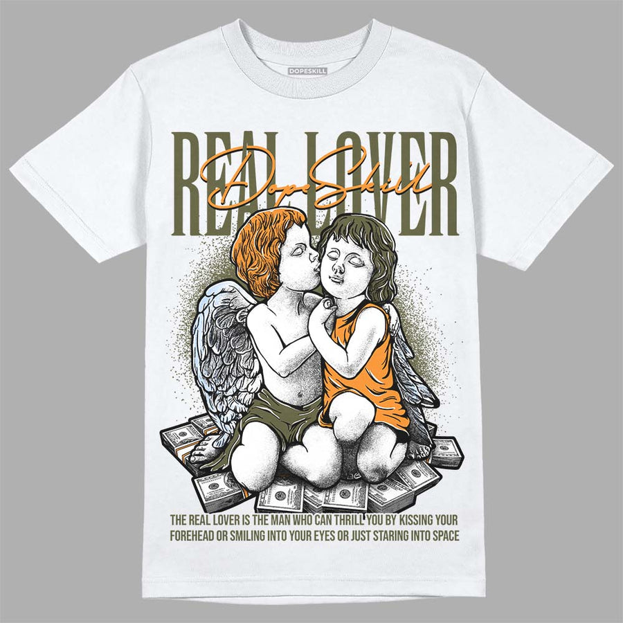Olive 5s DopeSkill T-Shirt Real Lover Graphic