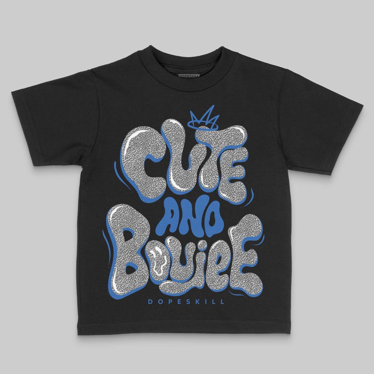 “True Blue” 3s DopeSkill Toddler Kids T-shirt Cute and Boujee Graphic
